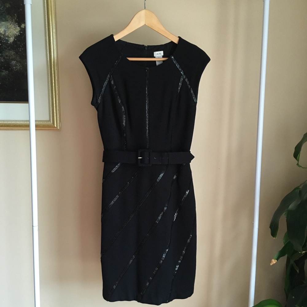 Black Belted Dress